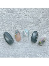 ルアナ 若葉台店(LUANA)/夏らしいマグネットネイル