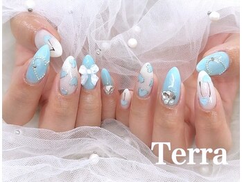 ネイルサロン テラブルー 渋谷店(Terra Blue)の写真/当日予約◎9~23時営業&駅近【ジェル90分やり放題¥5880~/スカルプ180分付け放題¥16060】最新パーツ多数あり