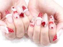 ネイルコレクション ピンク(Nail Collection Pink)/長さだしジェル放題☆ハート