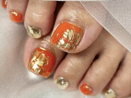 秋カラー持ち込み定額制フット