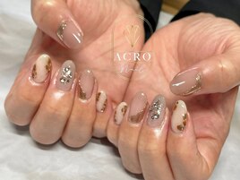 大人アクセサリーネイル
