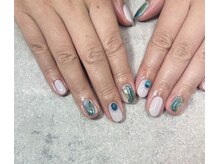 ネイルサロンファストネイルプラス 新宿店(FAST NAIL PLUS)/春ネイル2023【ターコイズ】