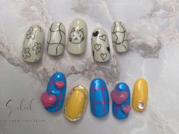 らくがきネイル♪