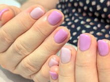 エムスラッシュ ネイル センター北店(M.SLASH)/パラジェル紫陽花カラー