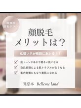 ベルミーランド 田原本/毛穴悩ならまずは顔脱毛☆