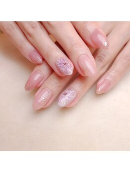 ピオニーネイル(peony nail)/ダリア