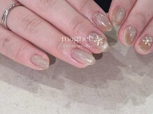 シエル バイ アンテリジャン(Ciel By Antellijan)/マグネットネイル＋お花パーツ