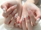 ナチュラル五枚花デザイン