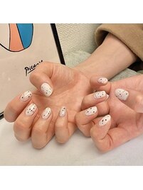 ダルメシアン風ネイル★