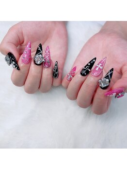 ティアラネイル(TIARA NAIL)/スカルプパーツつけ放題¥16000