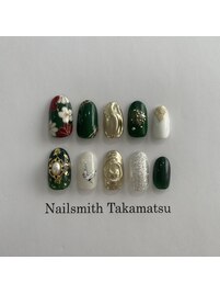 成人式ネイル～green～