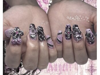 プリンセス(Princess)/ゴスロリネイル12400円