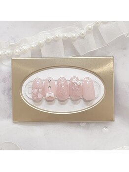ネイルポット(Nail Pot)/リボンアート