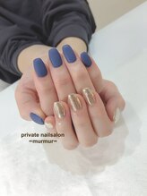 プライベート ネイルサロン マーマ(murmur)/アシンメトリーネイル