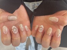 プラス ファースト(Plus 1st)/お花ネイルby ninomiya