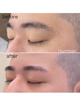 ナンバー(Number.)/清潔感もアップ♪【メンズ眉】