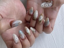 ジュイール ネイル 千葉店(Jouir nail)/夏を感じる手描きアート