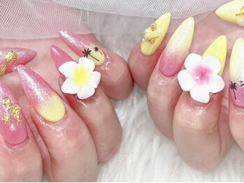 カワイイは正義の写真/【ジェルチップやフォームMAXで長さ出し♪】指先をすらっと美しく...☆自爪が弱い・深爪の方にも♪