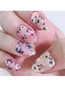 フリールビューティー(freel Beauty)/手描き花