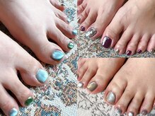 ティアム マタニティペイント アンド ネイル(Tiam Maternity Paint&Nail)の雰囲気（ぷるぷる、ギラギラのfootが人気★足元は派手目がオススメ♪）