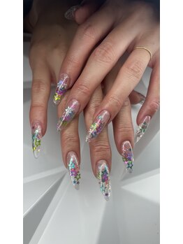 クロスネイル 渋谷店(CROSS nail)/夏らしいクリアネイル