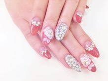 ネイルコレクション ピンク(Nail Collection Pink)/ジェルアート放題★３Ｄフラワー