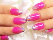 アイリッシュネイル 久屋大通店(Irish Nail)/ピンク×ユニコーングラデ