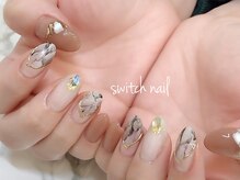スウィッチ(SWITCH)/大理石ネイル