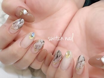 スウィッチ(SWITCH)/大理石ネイル