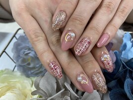 【田坂】ツイードnail