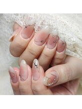 アンティクイーン(Antiqueen)/スカルプ　チークネイル