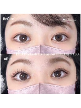 スウィートアイズ(Sweet eyes)/LEDフラットラッシュ100本