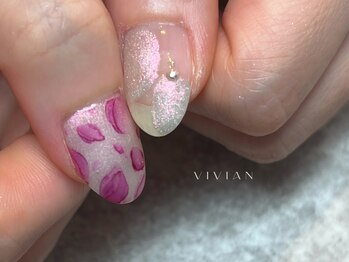 ヴィヴィアン ネイル(Vivian nail)/花びら　フラワーアート