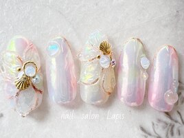 オーロラ立体フラワー