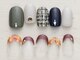 ノーネイル 町田(NO NAIL MACHIDA)の写真/限定designをお手頃価格で★【写真】新作11/1~深み秋カラーチェック×ボルドー花フレンチ¥4990♪町田駅