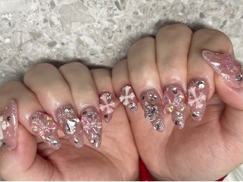 サロン ド エクラ(salon de eclat)/ラメネイル　クロムネイル