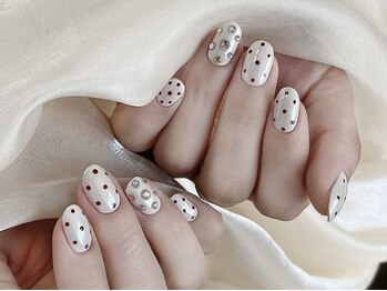 ナユキネイル 渋谷店(NA.YUKI NAIL)/秋冬ネイル エレガントデザイン