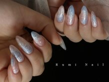 ワンホンネイル 新宿(Rumi Nail)/オーロラ/ニュアンス/氷ネイル