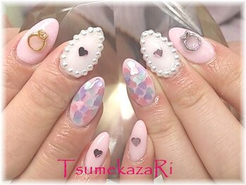 ツメカザリ(TsumekazaRi)/★ハート&ハート&リング★