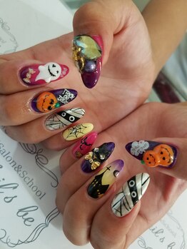 ネイルズ ビー 南昭和町本店(Nail's be)/ハロウィンネイル