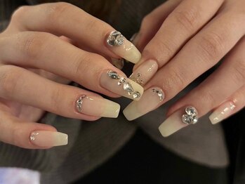 アイネイルズ 梅田店(I nails)/ビジューワンホンキラキラ¥10700