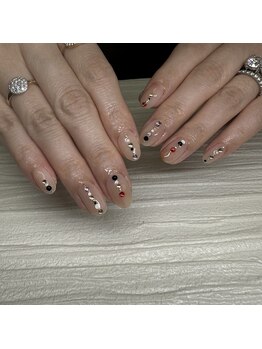 チャイ 大阪上本町店(chai)/大人ビジューネイル