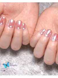 ピカピカミラーネイル