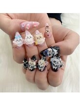 プリュム(Plume)/3D/推しネイル/キャラクター