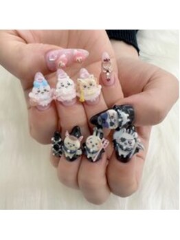 プリュム(Plume)/3D/推しネイル/キャラクター