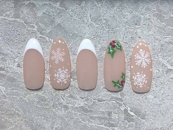 ピーチネイル 大塚(Peach Nail)/【クリスマス】シーズンネイル