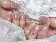 モカ 心斎橋(moca by Lee)/【Aina】チークネイル　