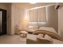 ゆめそらの雰囲気（空をイメージして白を基調としたお部屋になっています☆）