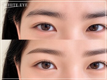 ホワイトアイ 麻布十番(WHITE EYE)の写真/アイブロウからまつ毛まで一人一人に合ったオーダーメイドの施術で理想の目元へ！