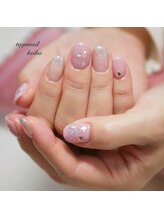 たゆ ネイル(たゆnail)/ピンクスノウネイル